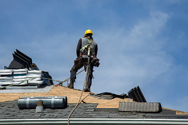 Professional Roofing technician working in Titusville, NJ
